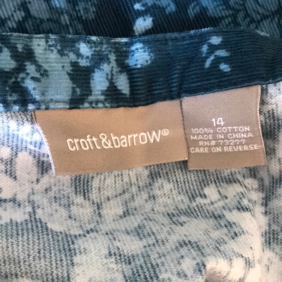 Croft & Barrow Corduroy Skirt - Picture 2 of 5